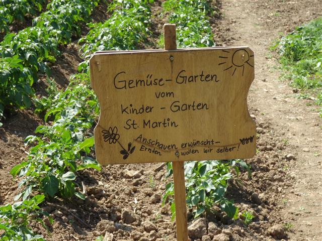 Schild KiGa-Garten